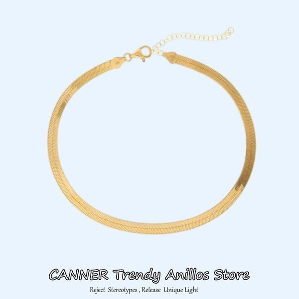 

necklaces canner luxury 925 sterling silver choker necklaces for women birthday valentine's day gift clavicle chain necklace collares w