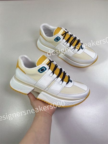 

2023 new r casual shoes print trainer mens vintage trainers sneakers women fashion shoe lace-up platform sneaker, Black