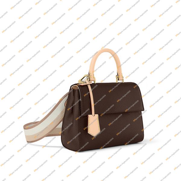 

ladies fashion casual designe luxury cluny mini bag totes handbag crossbody shoulder bag messenger bag mirror quality m46055 pouch purse