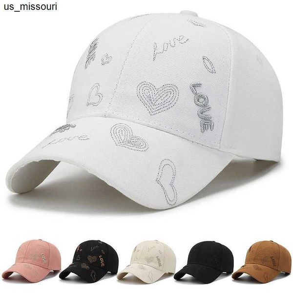 

ball caps couple men's and women's embroidered love baseball cap full printed love casual breathable trendy fashion pgraphy j23052, Blue;gray