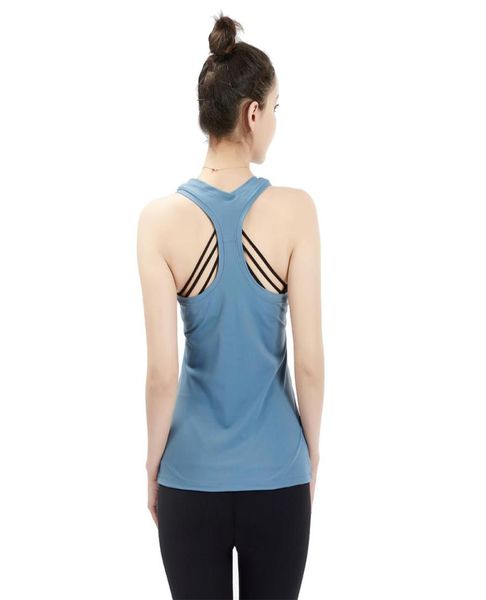 

yoga vest solid workout backless shirts sports fitness tank women active wear sleeveless shirt gym t shirt6964806