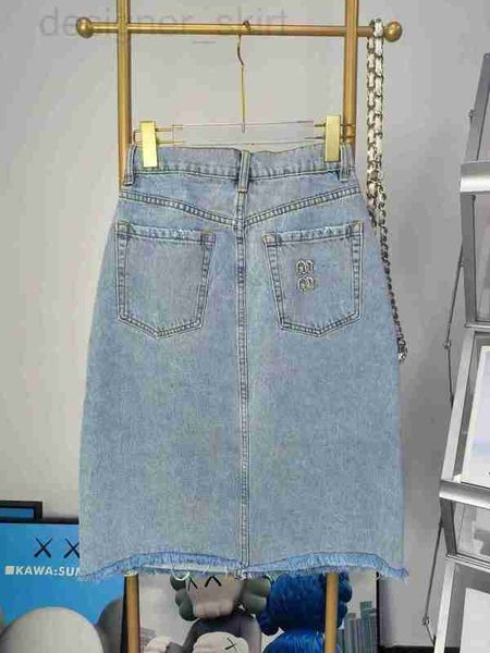 

skirts designer version new autumn women's dress style versatile casual light blue skirt a9mg, Black