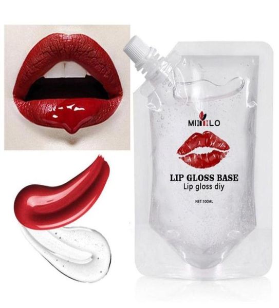

diy clear lip gloss base gel nonstick moisturizing lipstick material oil for lip gloss base handmade liquid lipstick makeup9479575