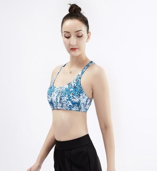 

cross back open halter sports bras vest fitness women running sport bra yoga shirt bra gym compression brassiere5929718