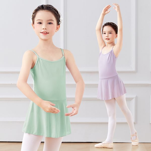 

dancewear ballet leotards for girls adjustable shoulder strap gymnastics leotard dress ballet dancing bodysuit kids teen dance dress 230520, Blue
