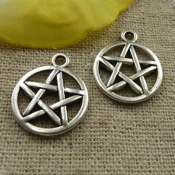 

other 210 pieces tibetan silver star charms 20x17mm #4149
