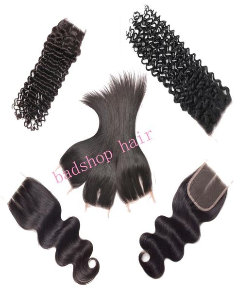

brazilian body wave lace closure 4x4 straight lace closure body wave brazilian peruvian virgin human hair weaves closure with baby1968419, Black