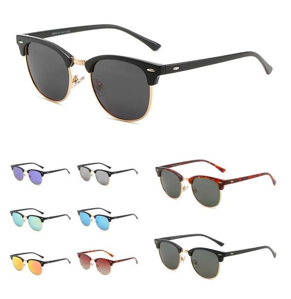 

ooo classic round sunglasses brand designer uv400 eyewear metal gold frame sun glasses men women mirror sunglasses polaroid glass lens eerte, White;black