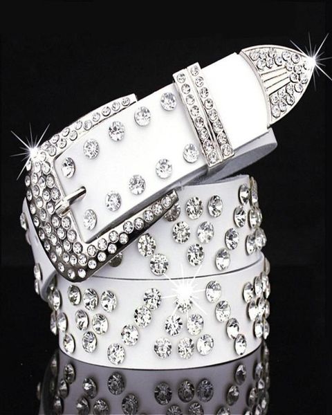 

belts y2k 90s aesthetic gothic vintage rhinestone for women belt buckle punk rock cow skin strap female jeans waistband9851129, Black;brown