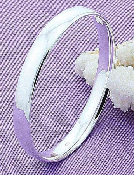 

fashion 925 silver round bracelet bangles trendy simple big bangle for women jewelry gift8356794, Black