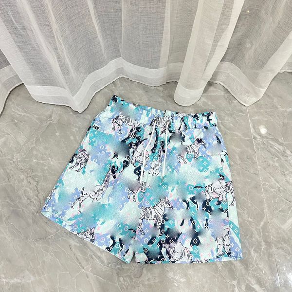 

mens womens shorts designer summer beach shorts cotton fashion plaid printed drawstring pants relaxed homme casual streetwear sweatpants asi, White;black