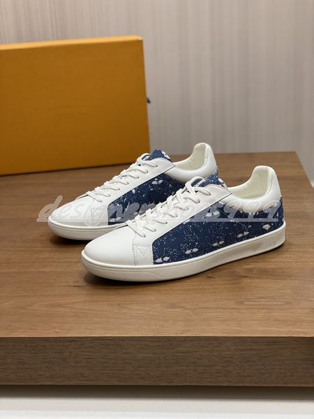 

high-quality designer white genuine leather open shoes fashions designer mens black splice casual shoes low-luxembourg sneaker