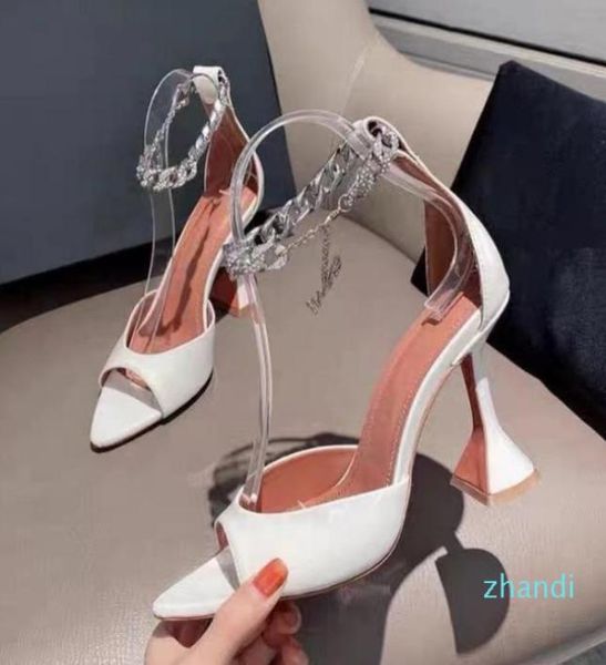 

fashion season shoes sandals black flacko 95 leather chain wedding party3200895