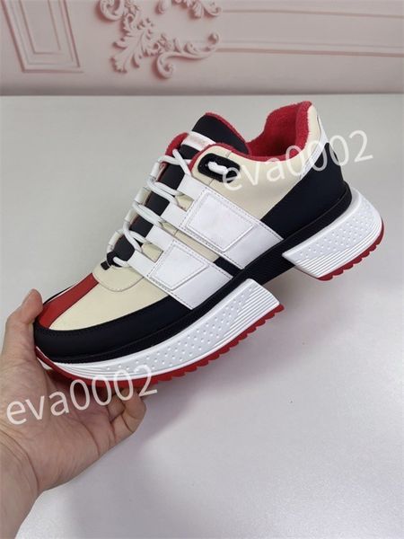 

designer men causal shoes fashion woman leather lace up platform sole sneakers white black mens womens