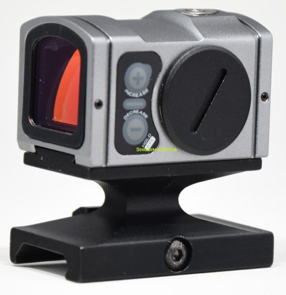 

tactical scopes p2 mini 1x reflex red dot sight rifle optics scope with glock pistol and 20mm weaver picatinny mount base riflesco8071610