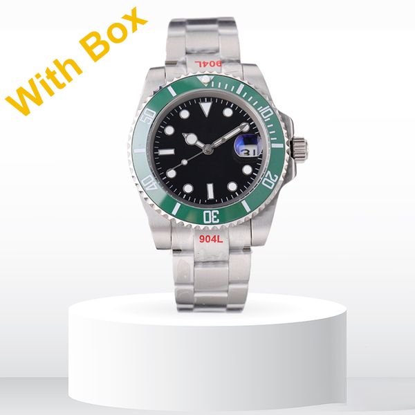 

mechanical 40mm mens luxury watch stainless steel strap ceramic bezel sapphire 2813 movement luminous waterproof durability luminous dhgate, Slivery;brown