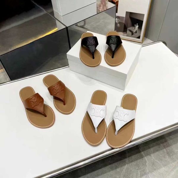 

slippers with box designer slippers women men perforated slipon platform rubber mules sandals j230520, Black