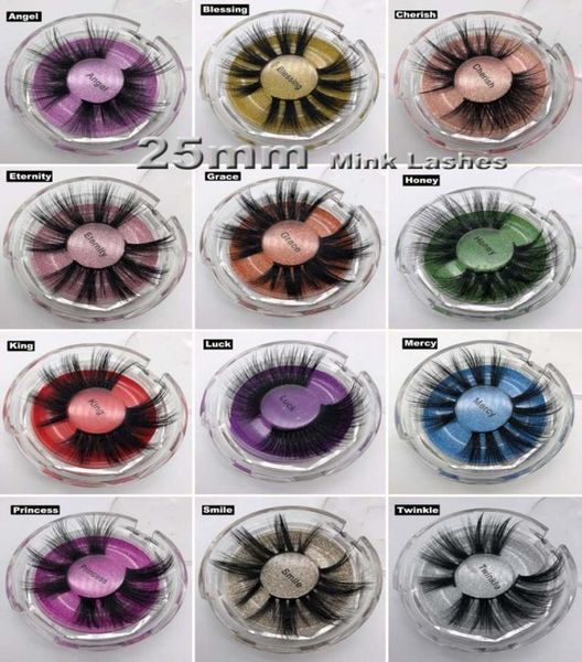 

new 25mm 5d mink eyelashes 12 styles 3d false eyelashes natural long mink eye lashes eye makeup high volume soft eyelash5860413