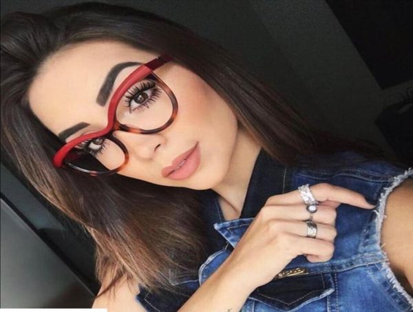 

fashion cat eye reading eyeglasses optical eye glasses frames full glasses women myopia spectacles ultra light frame clear glasses4135409