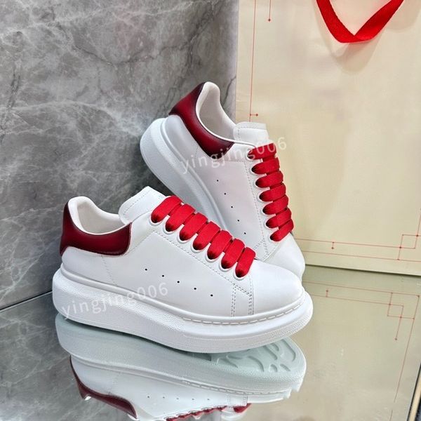 

new brand fashion designer platform men women casual shoes leather lace-up sneaker lady flat running trainers letters gym sneaker, Black