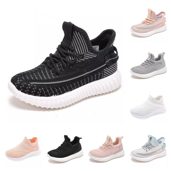 

2023 tennis children lightweight casual shoes for baby girls kids boys rubber bottom antiskid outdoor gym mesh breathable sneakers baby outd, Black