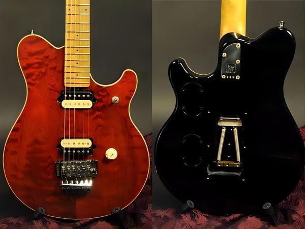 

factory china musical instruments new arrival red electric guitar 15445