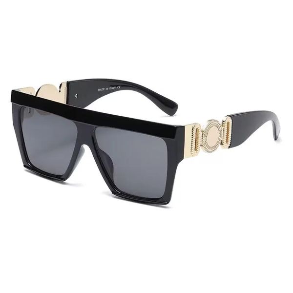 

luxury designer square sunglasses men women vintage shades driving polarized sunglass male sun glasses fashion metal plank eyewear 001, White;black