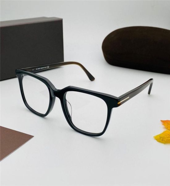 

optical eyeglasses for men women retro 5818 style antiblue glasses light lens plate with box7083913, White;black