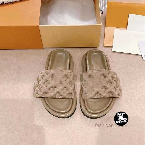 

slippers slipper slides designer sandals for women heels cotton fabric straw casual slippers for spring and autumn 3545 j230520, Black