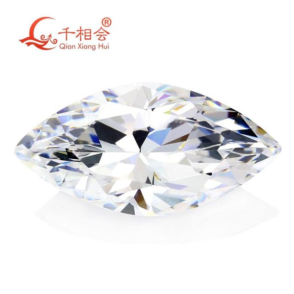 

crystal 6a white color marquise shape cubic zirconia loose cz stone