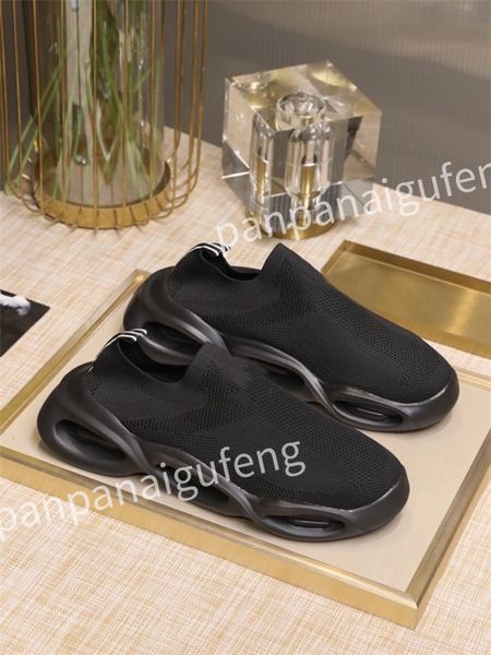 

2023 men sneakers designer white shoes triple leather printed sneaker platform women casual shoe, Black