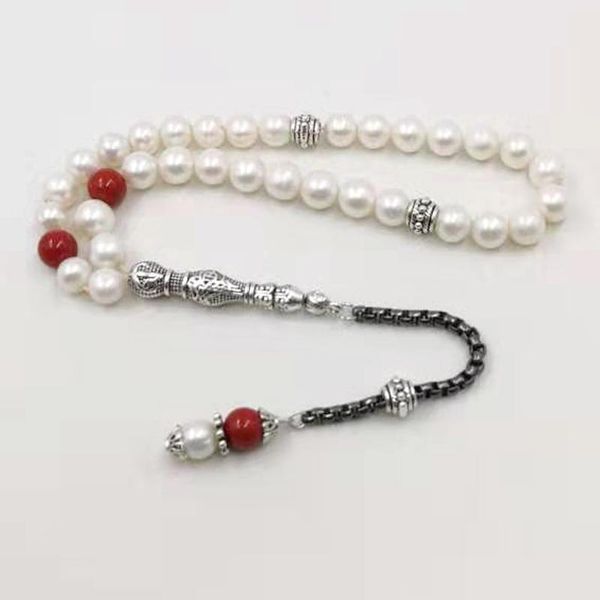 

bangle pearls rosary 33 muslim natural pearl tasbih february 23 gift pearl bracelet women misbaha love gift islamic jwelry for women, Black