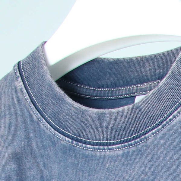 

2023 men t shirt short sleeve rhude tess designer casual fashion mens washed vintage tshirt wholesale blank cotton acid wash tshirt personal, White;black