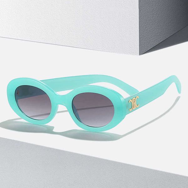 

sunglasses frames women's ins fashionable small frame round sunglasses appear sun-shading and sunscreen driving anti- glasses, White;black