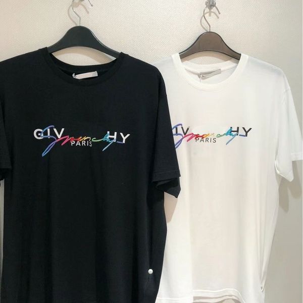 

mens designer t shirt black red letter printed shirts short sleeve fashion brand designer tees asian size s-xxl, White;black