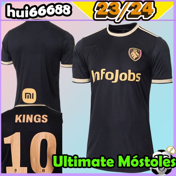 

2023 ultimate mostoles soccer jerseys 23 24 kings league ubon gio ferinu juanma breathable fabric for outdoor sports home football shirts, Black;yellow