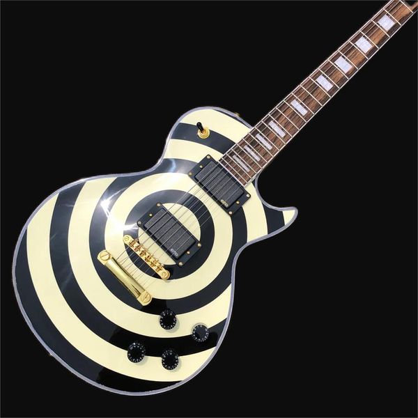 

electric guitar golden hardware emg pickups zakk model mahogany body maple top