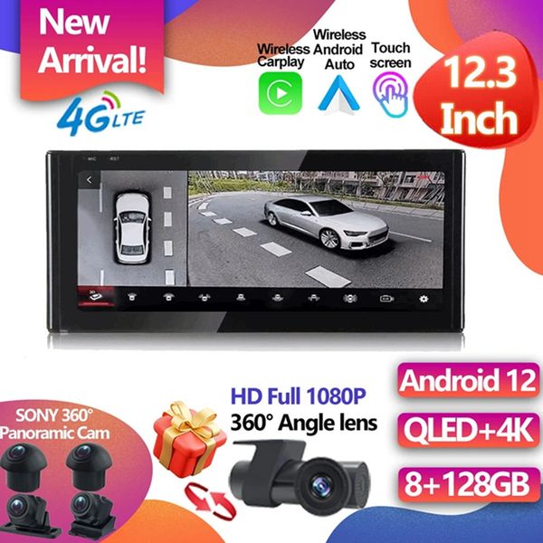 

for audi a3 8v 2012 - 2020 10.25" android12 multimedia car stereo radio auto gps car monitor carplay player bt wifi+4g ips-2