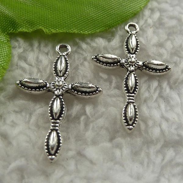 

other 240 pieces antique silver cross charms 29x18mm #4141