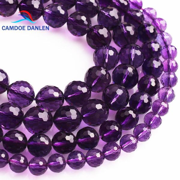 

crystal camdoe danlen austria faceted amethysts crystal quartz 6 8 10 12mm round loose beads diy find jewelry making accessory wholesale