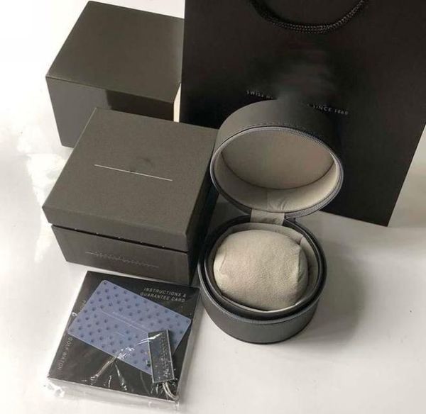 

2020 mens wristwatches original box paper inner outer booklet card inman watches watch gift boxes5148216, Black;blue