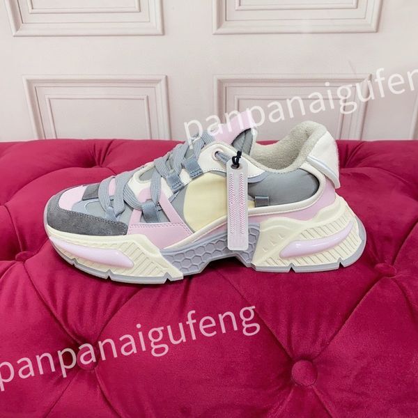 

new classic thick-soled couple shoes men and women fashion sneakers style non-slip sole designers, Black