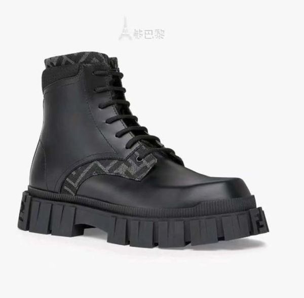 

force loafers shoes boot black leather dress shoes chelsea boots martin booties us12 2237053568