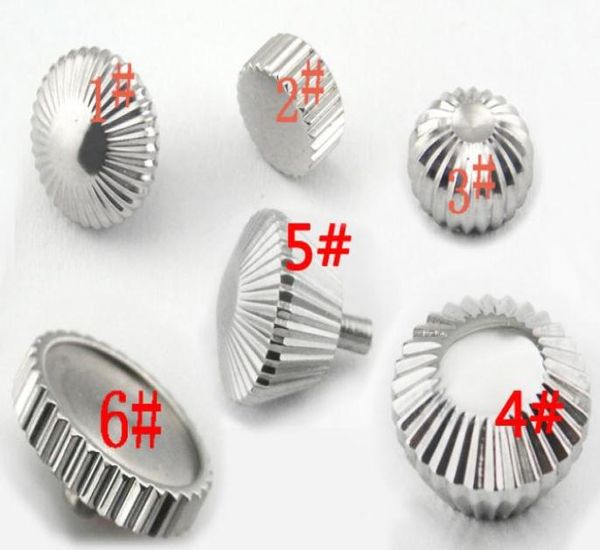 

1pcs silvery stainless steel watch crown for seagull st36 eta 64976498 movement p2177384037