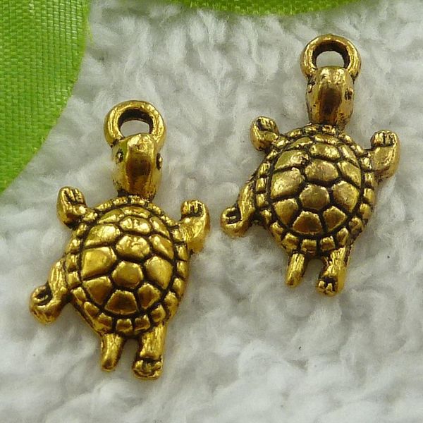 

other 200 pieces antique gold tortoise charms 23x12mm #2480