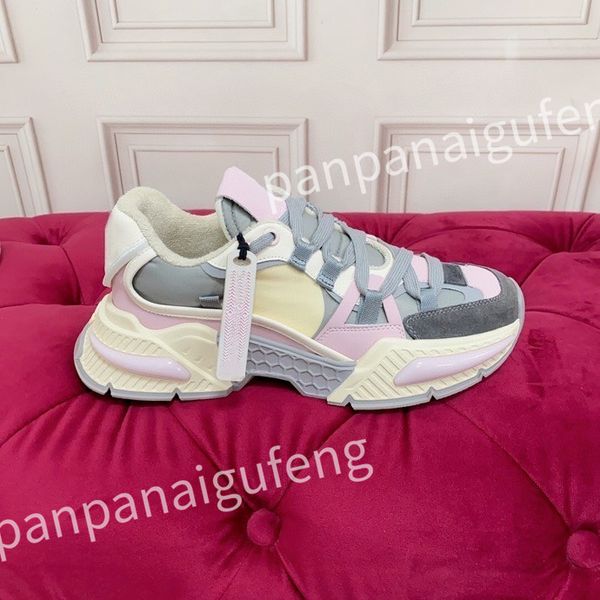 

classic thick-soled couple shoes men and women fashion sneakers style non-slip sole designers, Black