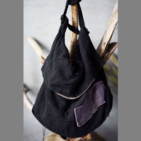 

evening bag linen patchwork vintage bags 230519