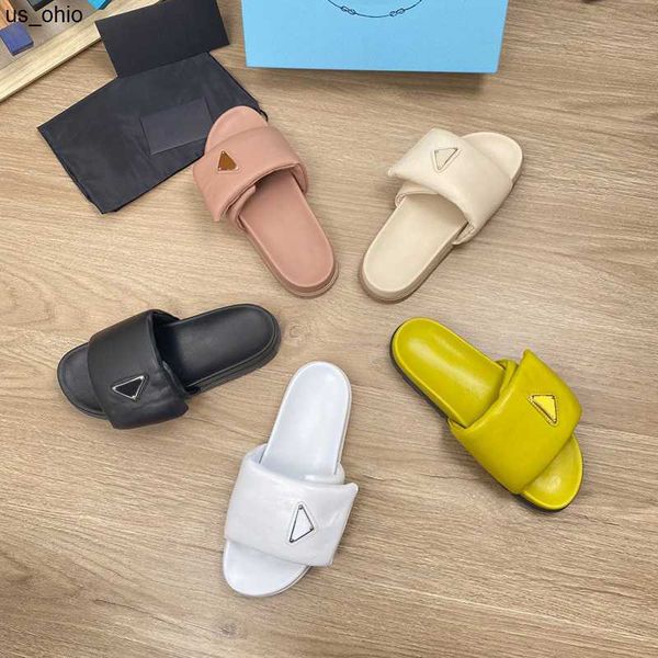 

slippers black soft padded leather slides slippers white platform mules home flat sandals summer wear beach slide lug tread rubber sole j230
