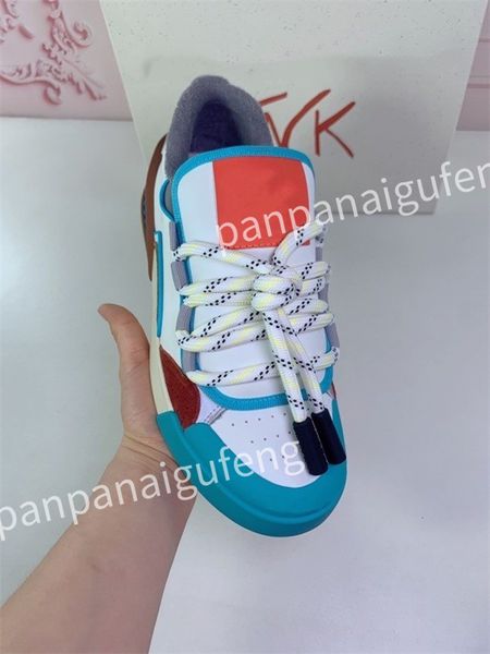 

2023 men sneakers designer white shoes triple leather printed sneaker platform women casual shoe, Black