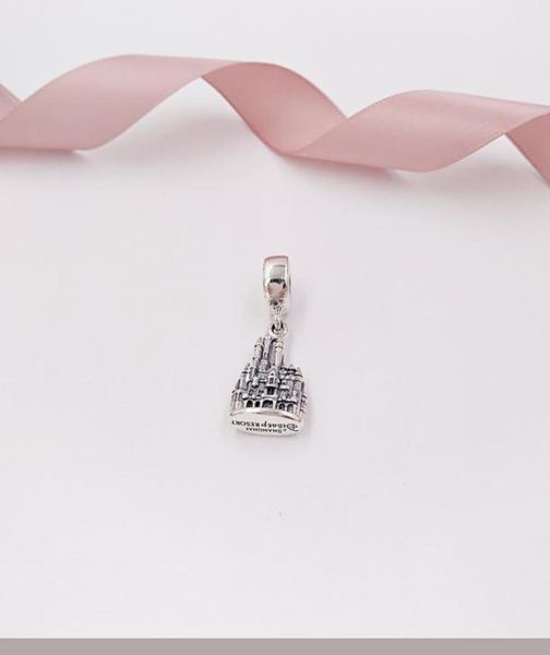 

andy jewel authentic 925 sterling silver beads shanghai resort castle charms fits european pandora style jewelry bracelets neckl4811304, Black